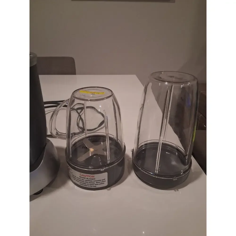 NutriBullet Magic Bullet Blender Set with 3 Cups, Blades & Lip Rings - Tested